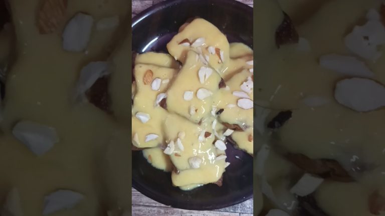 #day9 5 mins dessert recipe |crunchy bread recipe #ramzanrecipes #shortsfeed  #dessertrecipe