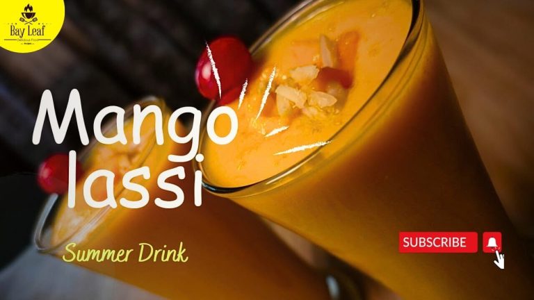 Mango Lassi recipe | Mango Yogurt Smoothie | Summer Drink | Sweet Lassi