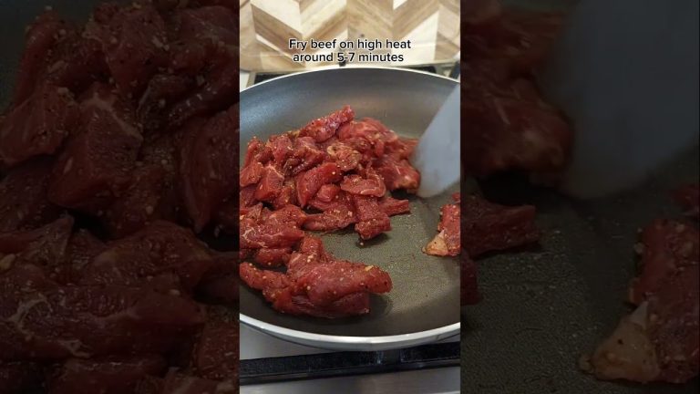 Beef fried rice 🍚 😋 #shorts