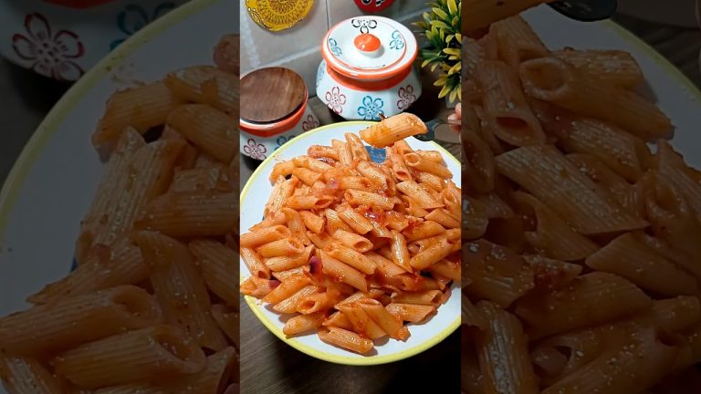 red sauce pasta #pasta#redsausepasta #shorts #viral
