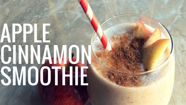 APPLE CINNAMON SMOOTHIE | Easy & Healthy Fall Inspired Drink Recipe