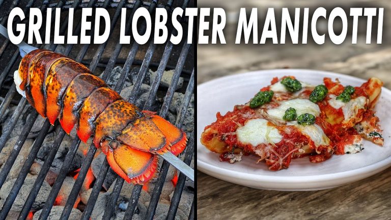 Grilled Lobster Manicotti – Seafood & Pasta For The Win!