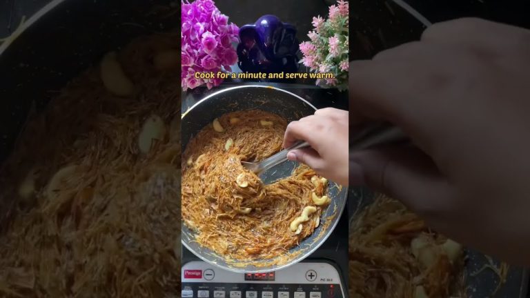स्वाद भरी रसीली मीठी सिवईंया. बिना दूध की । Dry Sweet Vermicelli Recipe | Meethi Seviyan Recipe