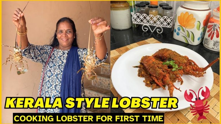 சிங்கி இறால்🦞/ lobster masala 🔥 | Kerala style lobster 🦞| Quick Easy seafood recipes