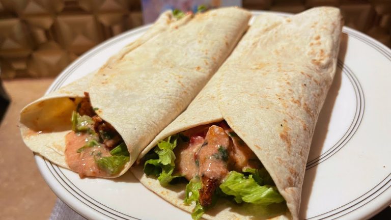 Easy High-Protein Chicken Wrap Recipe for Weight Loss | Healthy Dinner