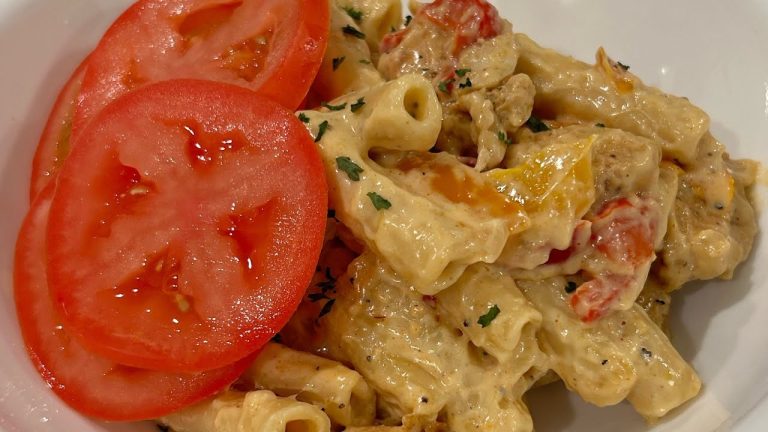 Cooking Miki’s Rasta Pasta with Chicken #shorts