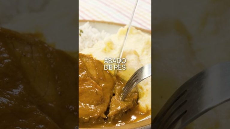 #ASADO de res con #PURÉ ¡Una dupla perfecta! 😋💯