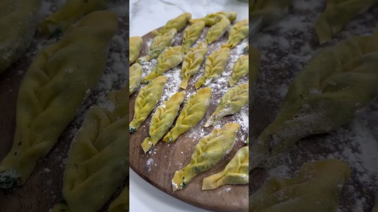 TORTELLI PIACENTINI 🍝🌿 #shorts #recipe #giallozafferanolovesitaly