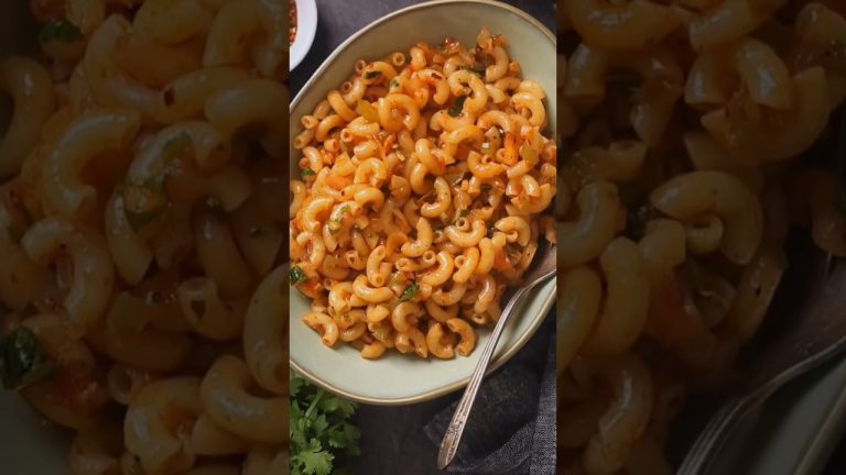 Quick & Delicious Macaroni  😋🤤#shorts #pasta #viral