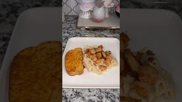 Receta de pasta con camarones 😝 #shrimpalfredo #recetas #recetasfaciles  #cocinando #pastarecipes