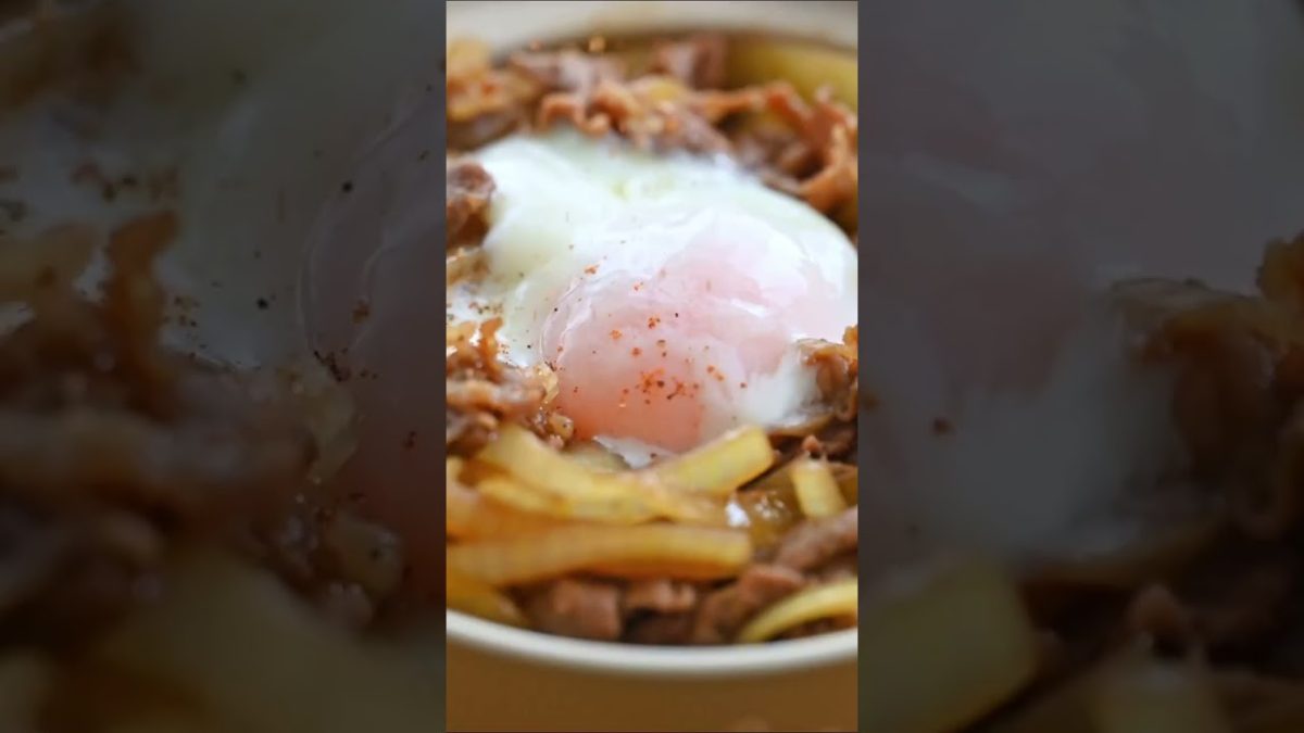 Yoshinoya: Did you leak the recipe for their beef bowl sauce⁉️ @beanpandacook #shorts #beefbowl