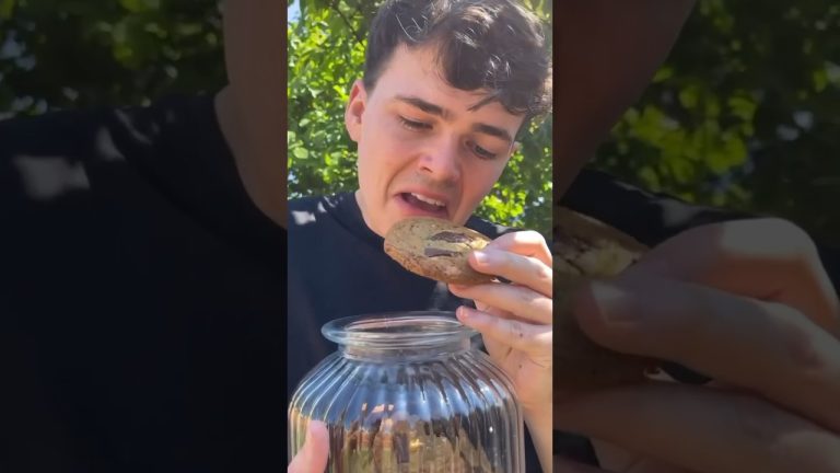 The cookie almost ended him 😂😭