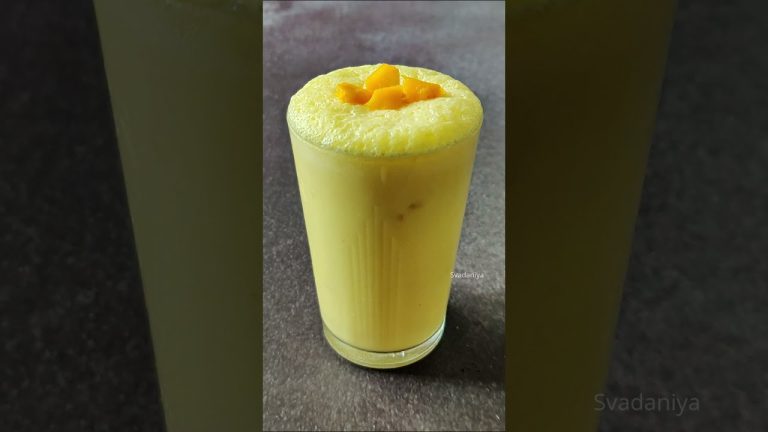 Mango Lassi | Summer Drink | Mango Yogurt Smoothie #Shorts