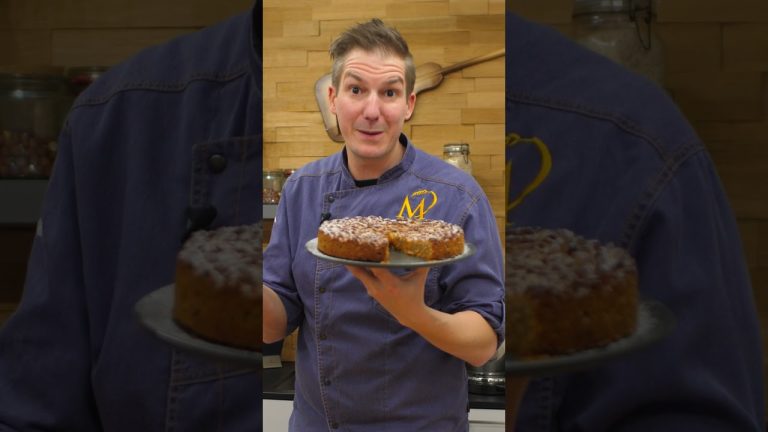 Falsche Linzertorte mit Aprikosenmarmelade und Vollkornmehl #shorts #marcelpaa #einfachbacken