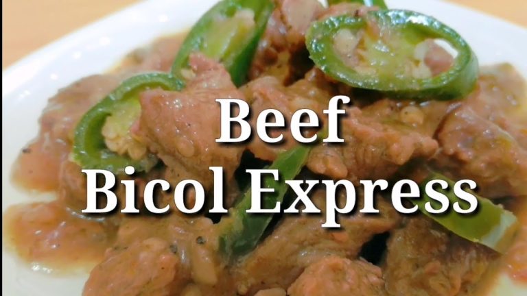 Beef Bicol Express | Pinoy Recipe panlasang Filipino Pinoy recipe| How to Cook Bicol Express na Baka