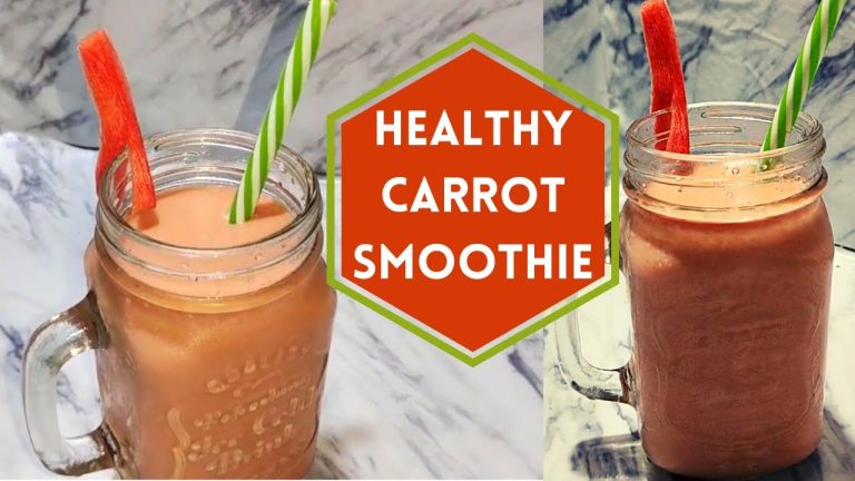How To Make a Healthy Carrot Smoothie For Weight Loss | Recipe By Health Cravings