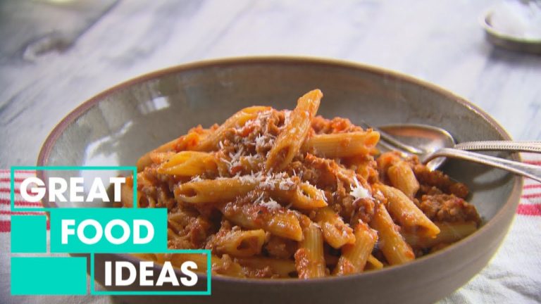 Penne Pork Bolognese | FOOD | Great Home Ideas