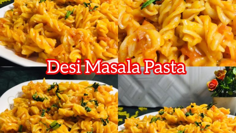 Desi Masala Pasta | Indian Style Pasta Recipe | Quick Masala Pasta Recipe | @SizzlingPlate263
