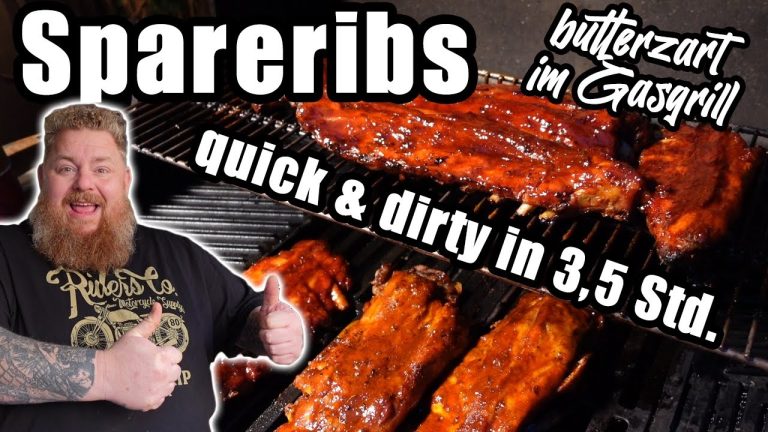 Spareribs quick & dirty – In 3,5 Stunden butterzarte Rippchen – BBQ & Grillen für jedermann