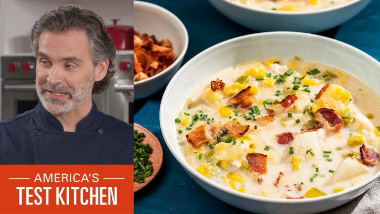 How to Make a Hearty New England Chowder and Salad
