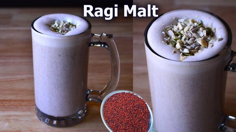 Drink this daily to increase blood and strengthen bones | Ragi Smoothie recipes | Ragi malt recipe