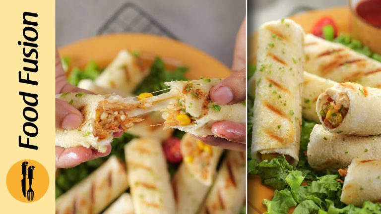 Cheesy Chicken Bread Roll – Ramadan Special Recipe by Food Fusion