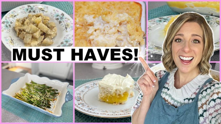 10 Easy Easter Recipes- 2024 Menu- NEW Simple Sides & Desserts!