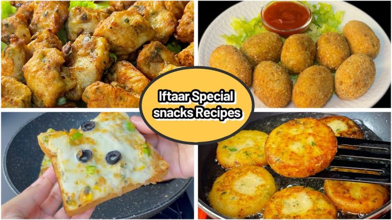 Ramadan Special Snacks Recipes | Egg Cutlet| Chicken Roll | Bread Parcel | Chicken Snack