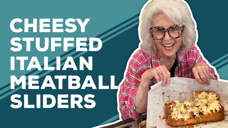 Love & Best Dishes: Cheesy Stuffed Italian Meatball Sliders Recipe | Ground Beef Recipes for Dinner