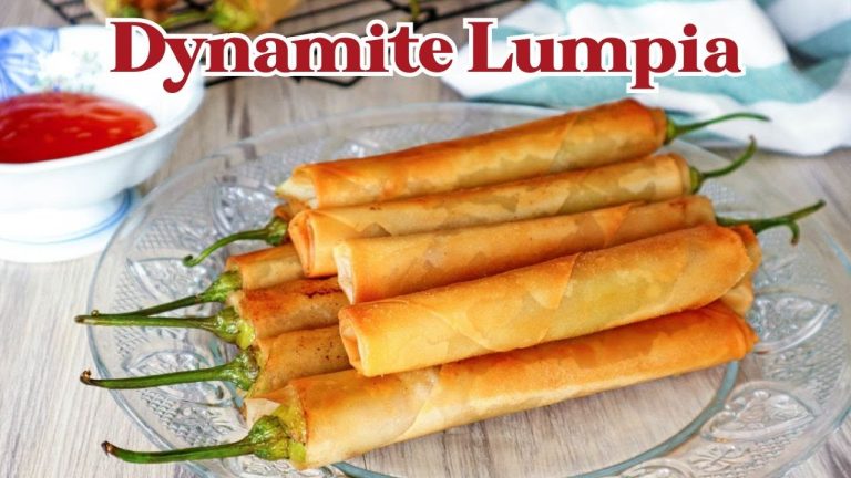 Dynamite Lumpia with Ground Pork