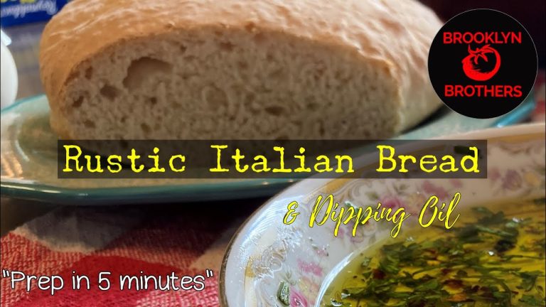 Easy Homemade Italian Bread – Rustic Italian Bread Recipe