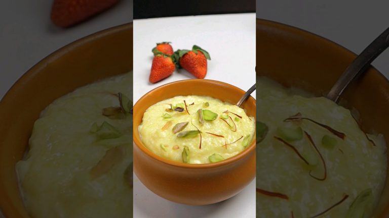 Kolkata Phirni (Ramadan Dessert) #shorts