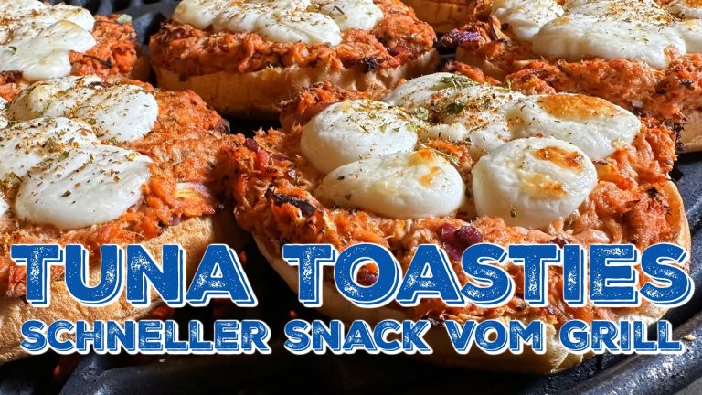 TUNA TOASTIES – Ein toller Snack vom Grill, schnell und einfach gemacht