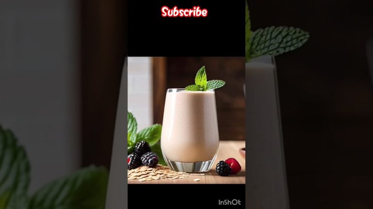 Tasty oats smoothie for weight loss #oatssmoothie #healthyfood  #shorts