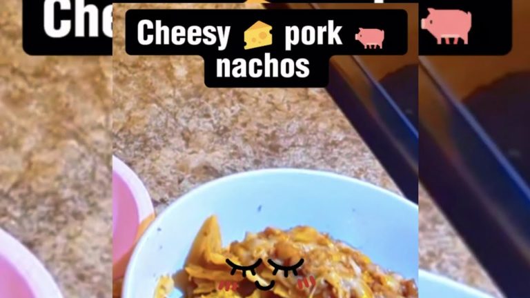 Cheesy Pork Nachos