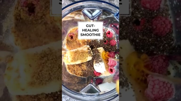 Gut-healing berry bliss smoothie #viral #shortsvideo #smoothie #bestsmoothie #smoothietime