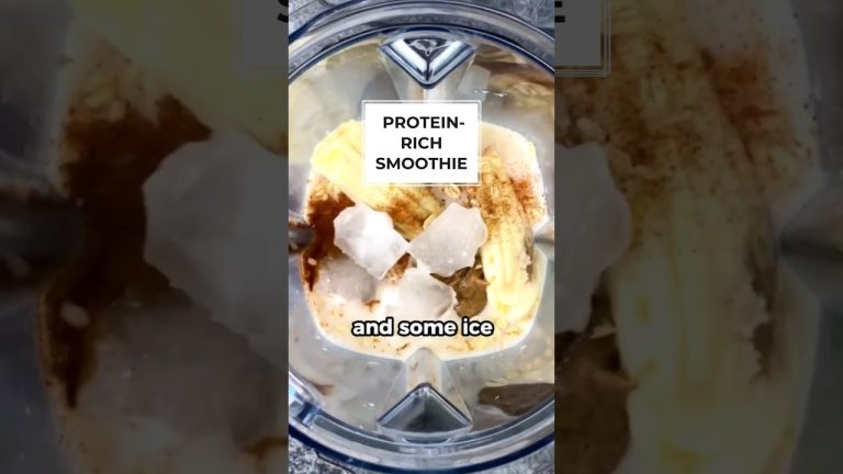 High protein smoothie without protein powder#viral #shortsvideo #smoothie #bestsmoothie