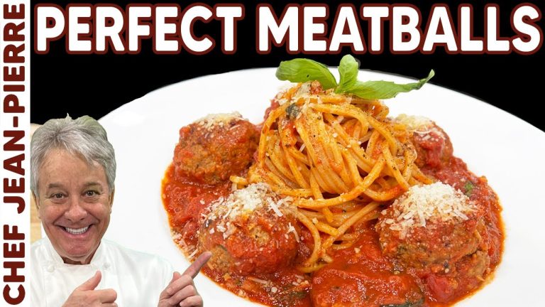 The BEST Spaghetti and Meatballs Recipe | Chef Jean-Pierre