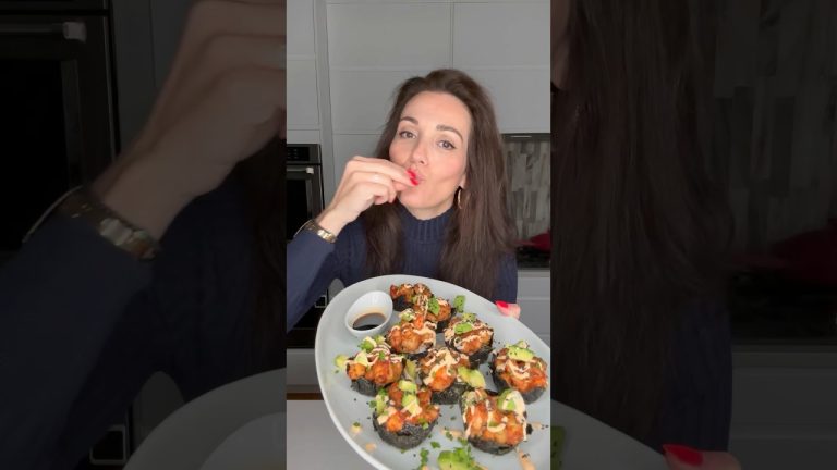 I can’t stop making these Crispy Shrimp Rice Muffins #shorts