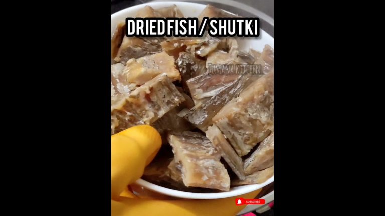 DRY FISH RECIPE IN BANGLADESH | Sea food | easy and quick# short | home food |vorta recipe