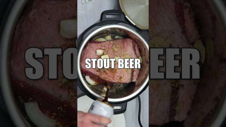 The Easiest & Tastiest Corned Beef Recipe Using the Instant Pot #shorts