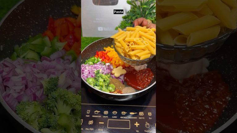 Viral lazy pasta recipe 😍😍❤️❤️… #shorts #pasta #lazypasta #whitesaucepasta #viral #kalpanaskitchen