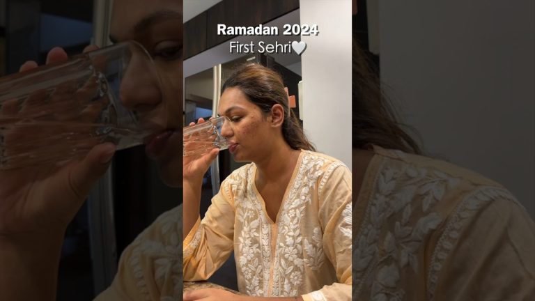 First Sehri of Ramadan’24! What I ate – Healthy Edition ☘️🌙 #shorts #ashortaday