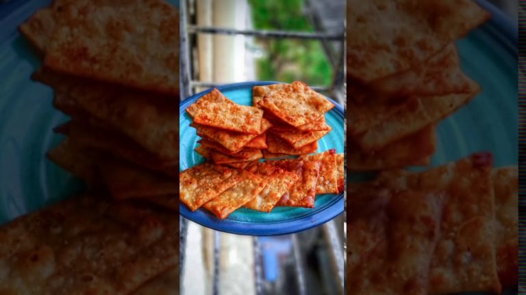 Peri Peri Wheat Crisps | Easy and Best Snack Recipe | Snack Recipes | 10 Minute Recipe