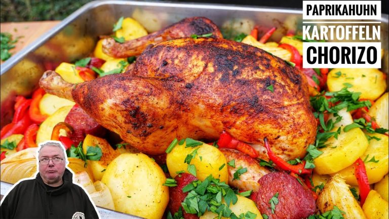 #632: Paprikahuhn mit Chorizo und Kartoffeln – komplettes spanisches  Gericht aus dem Moesta Sheriff