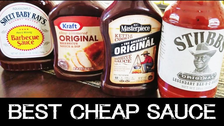 Best Cheap BBQ Sauce | Sweet Baby Ray's, Kraft, Stubb's, KC Masterpiece