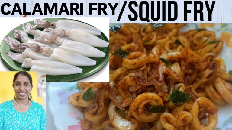 Calamari Fry / Squid Fry / Seafood recipes / Calamari Recipe #seafood #calamarirecipe  #squidfish
