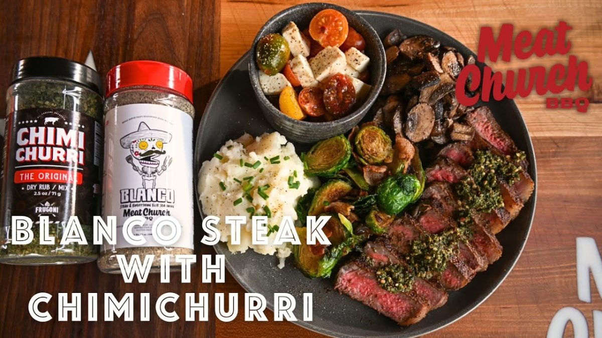 Grilled Steak with Chimichurri