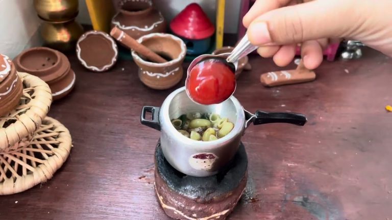Miniature Pressure Cooker Pasta l Pasta Recipe l Mini Cooking l Pasta l