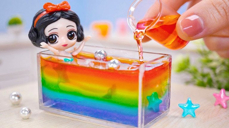 1000+ Satisfying Miniature Rainbow Cake Decorating Compilation | Fancy Miniature Dessert Ideas